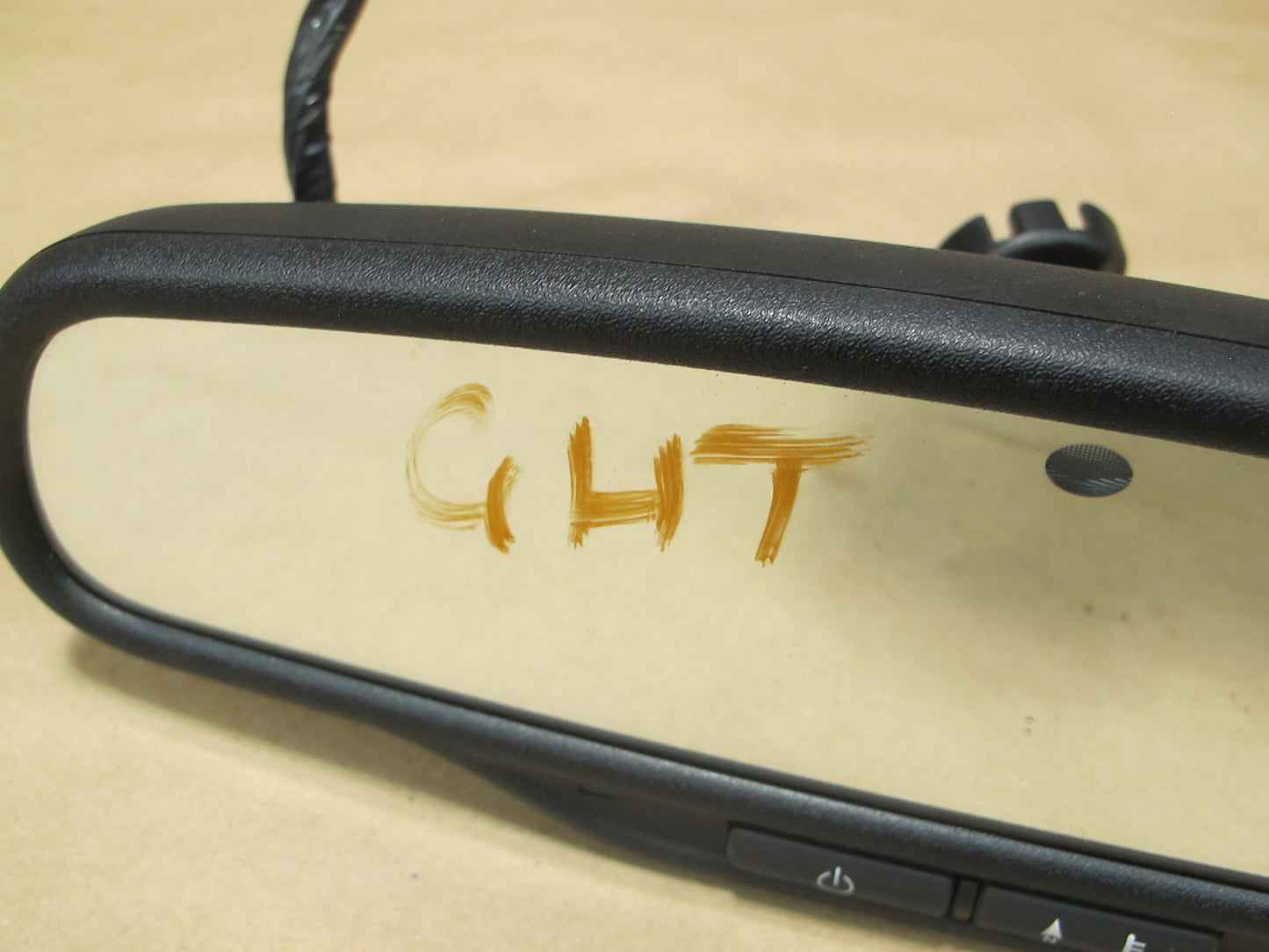 2003-2009 Hummer H2 Front Windshield Interior Auto Dim Rear View Mirror Black