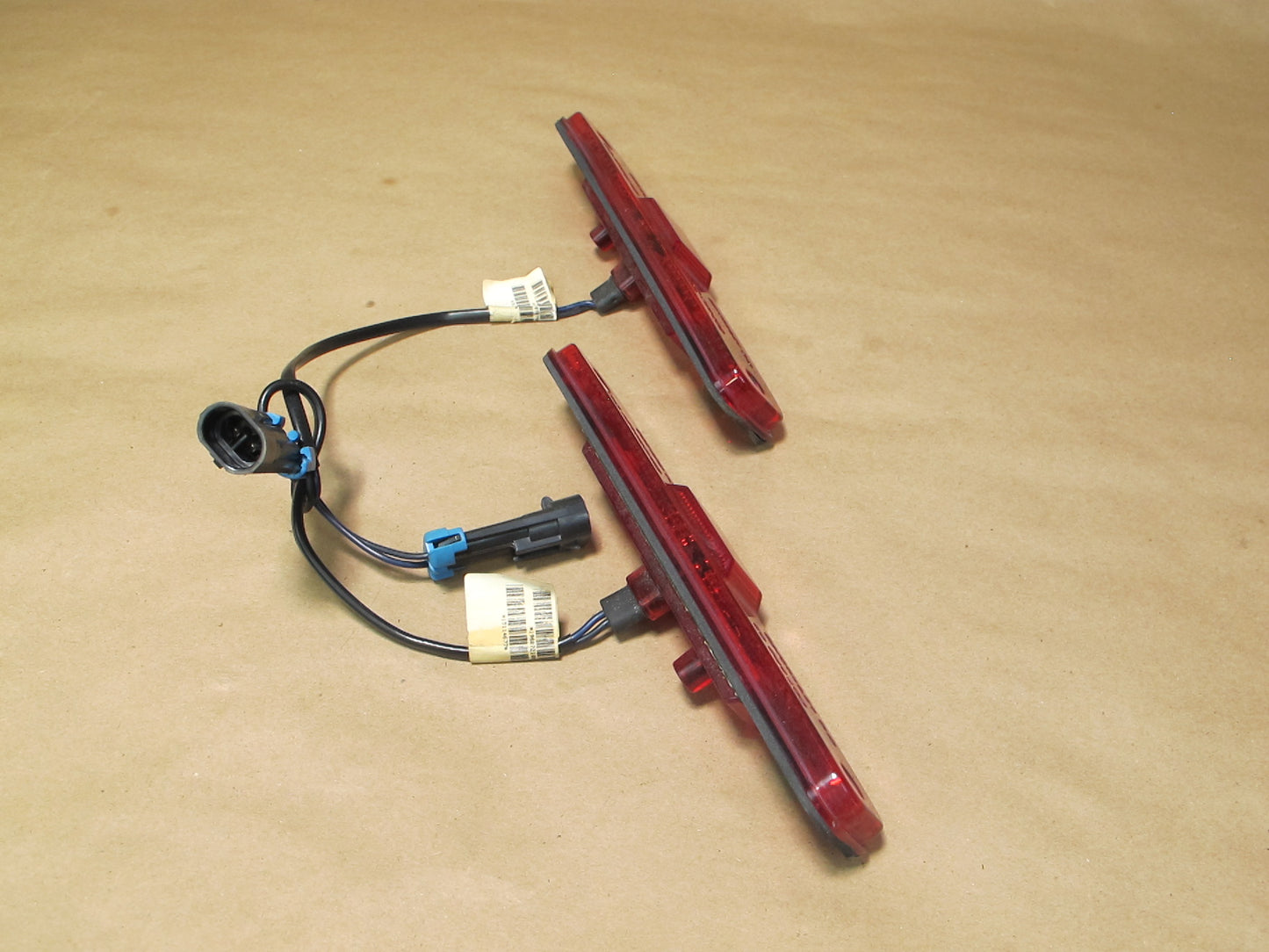 2003-2009 Hummer H2 Rear Left & Right Side Quarter Panel Marker Lamp Light Set