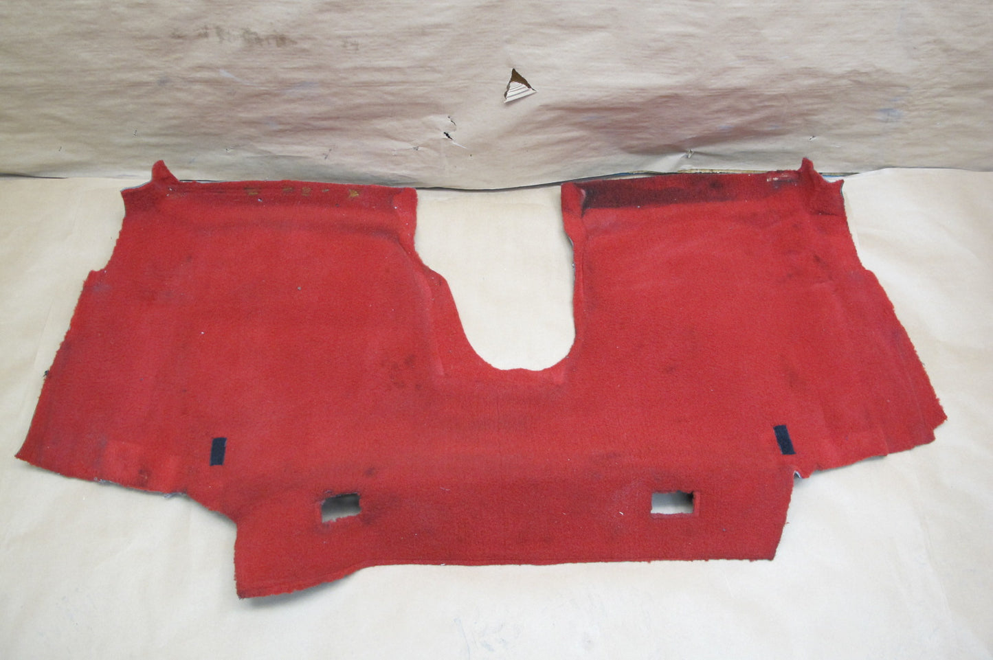 90-91 Chevrolet Corvette C4 Set of 5 Interior Floor MAT Carpet Cover RED OEM