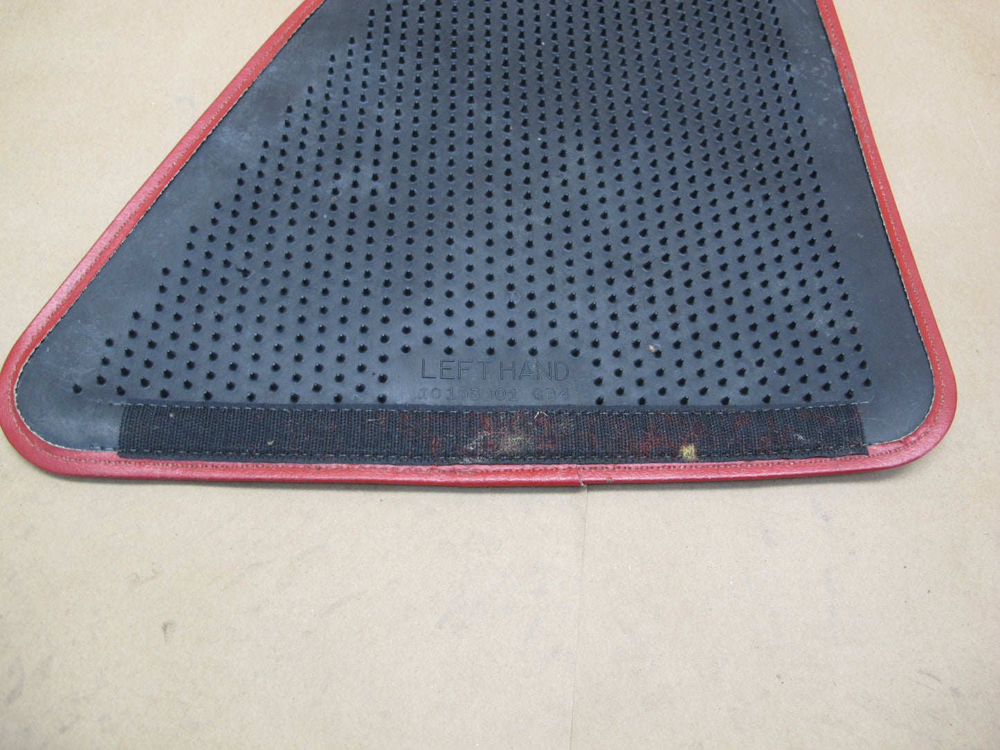 90-91 Chevrolet Corvette C4 Set of 2 Left Right Carpet Floor MAT Flame RED OEM