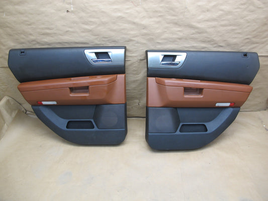 2008-2009 Hummer H2 Rear Left & Right Door Interior Trim Cover Panel Set of 2