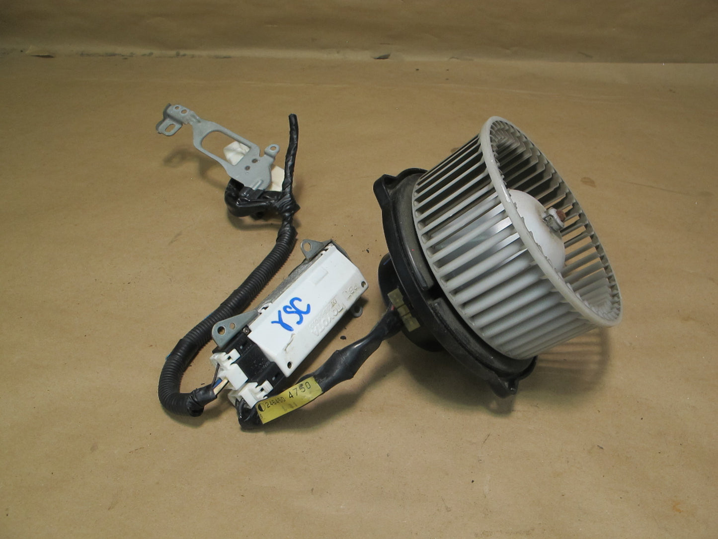 92-00 Lexus UZZ30 SC400 SC300 A/C Heater Blower Motor Fan w Resistor OEM