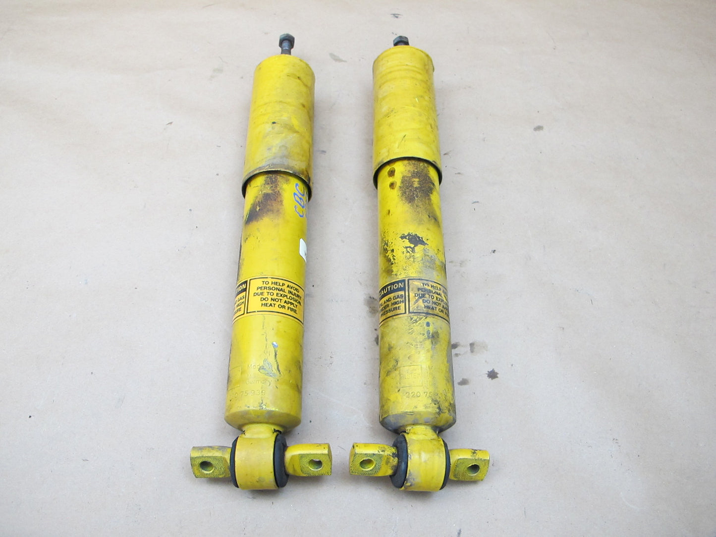 89-96 Chevrolet Corvette C4 Set of 2 Bilstein Front Strut Shock Absorber