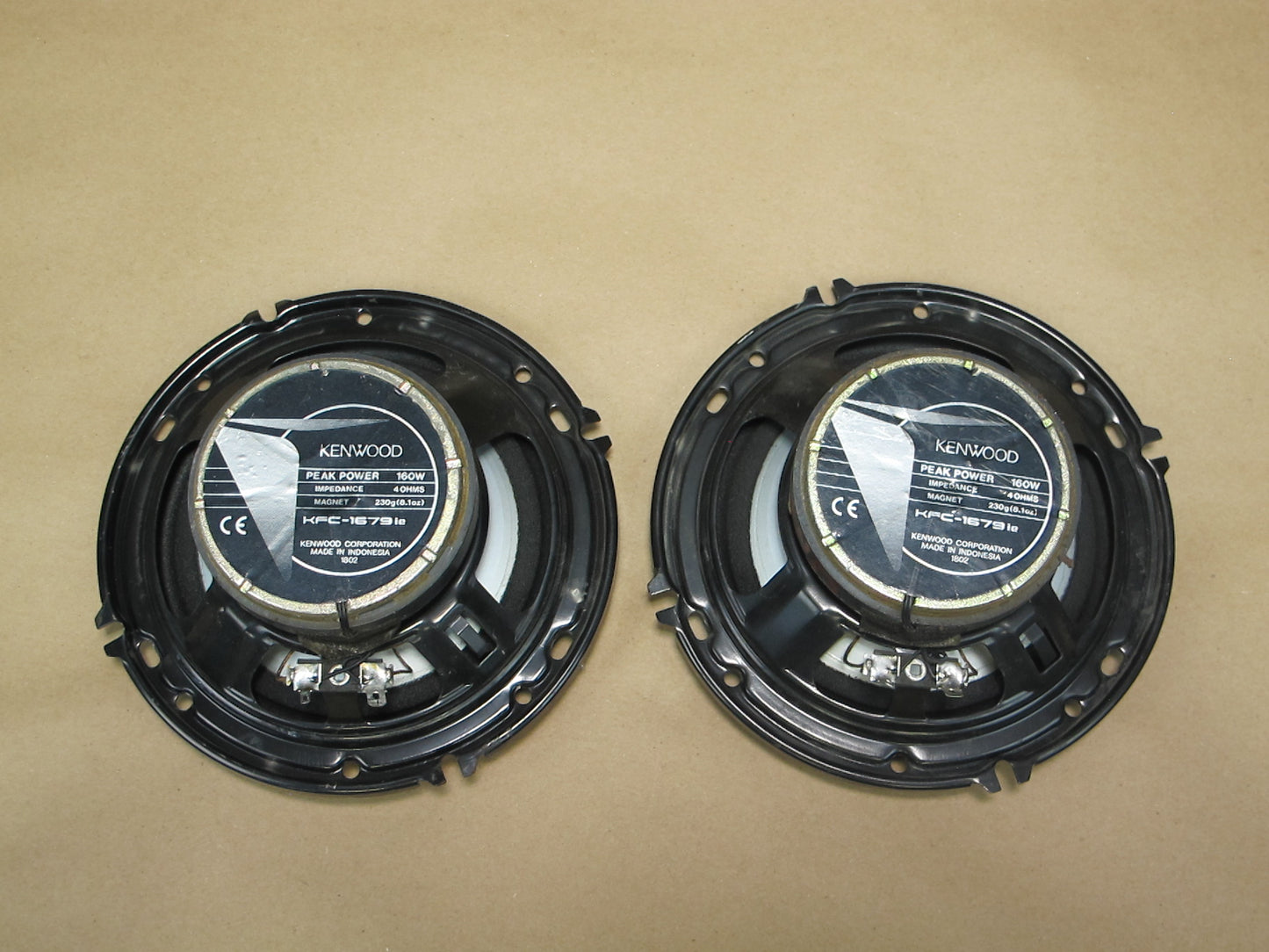 Kenwood KFC-1679ie 6-1/2" Speakers (pair) - 160W 4 Ohms 35-25,000 Hz