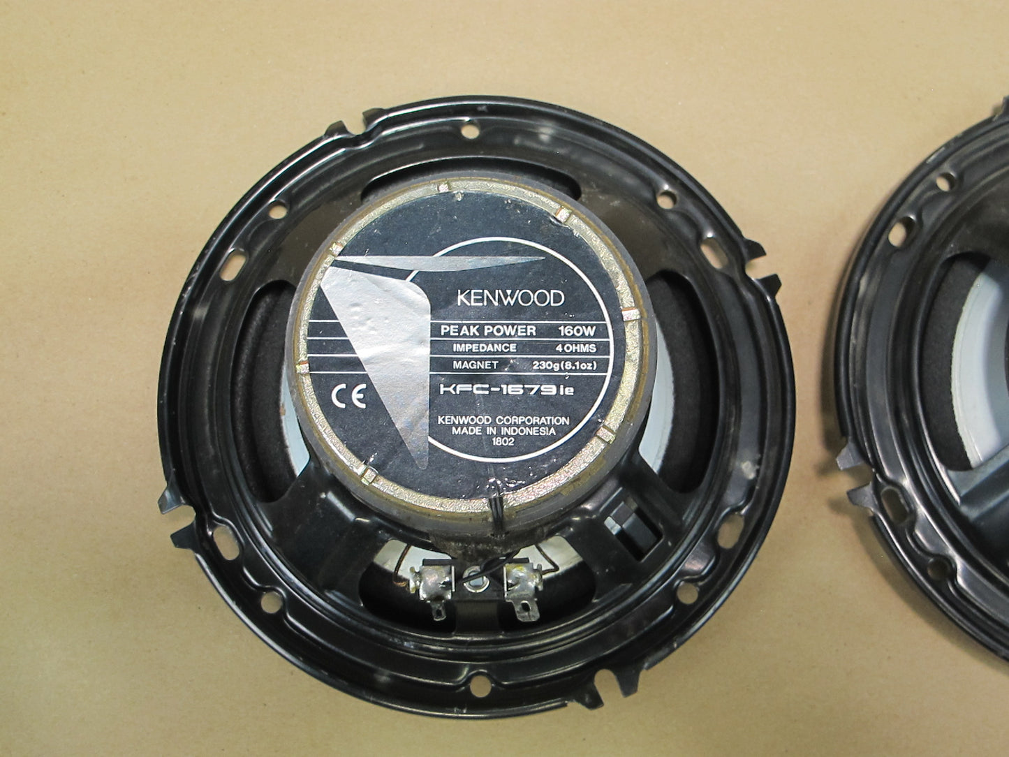 Kenwood KFC-1679ie 6-1/2" Speakers (pair) - 160W 4 Ohms 35-25,000 Hz