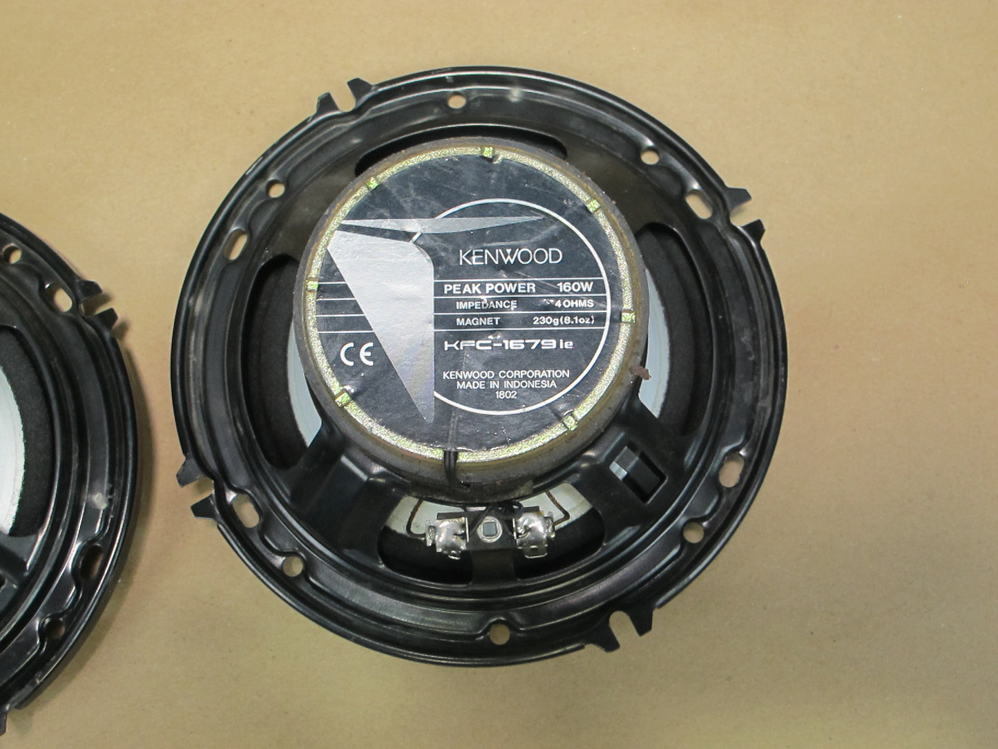 Kenwood KFC-1679ie 6-1/2" Speakers (pair) - 160W 4 Ohms 35-25,000 Hz