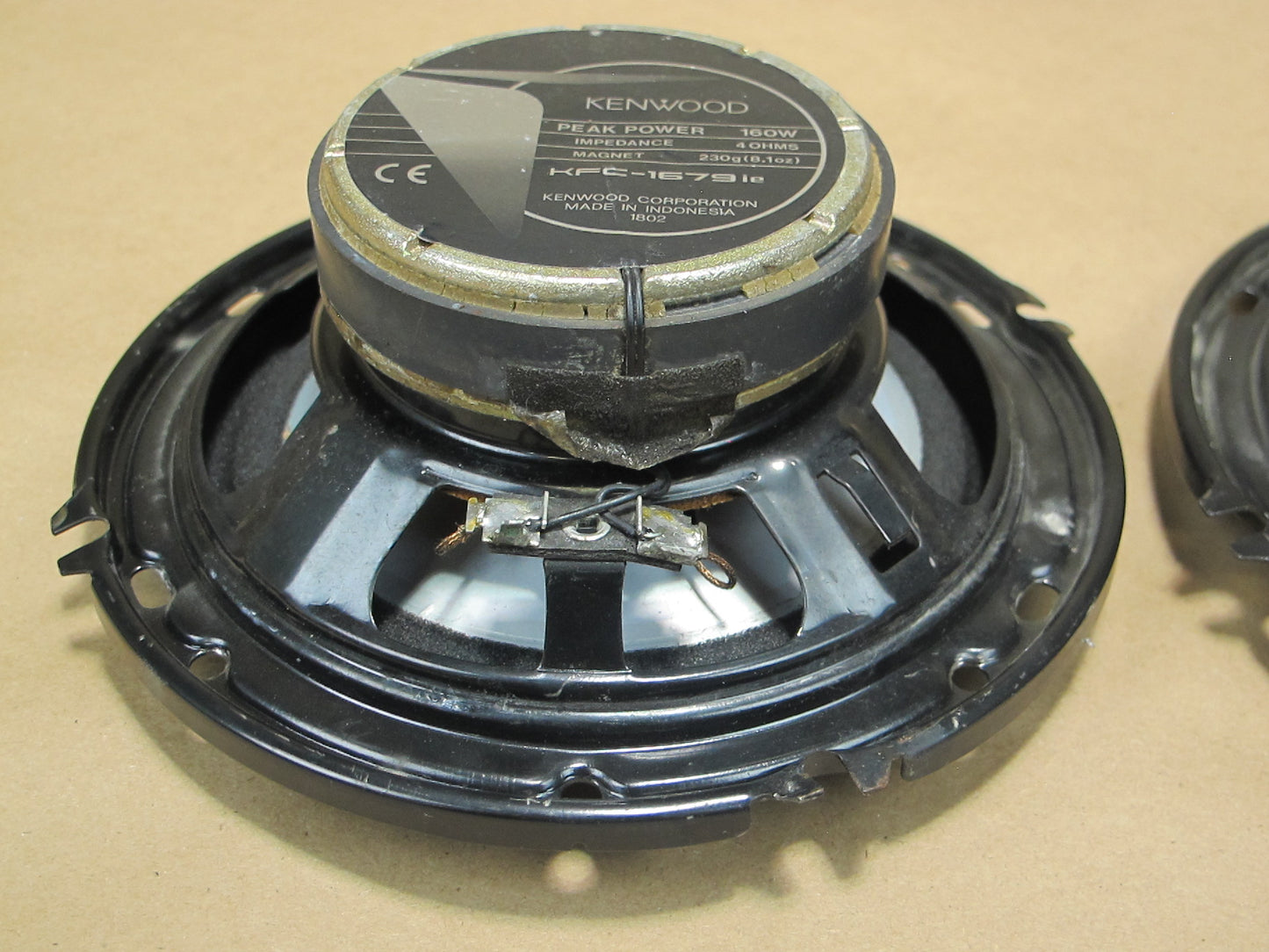 Kenwood KFC-1679ie 6-1/2" Speakers (pair) - 160W 4 Ohms 35-25,000 Hz