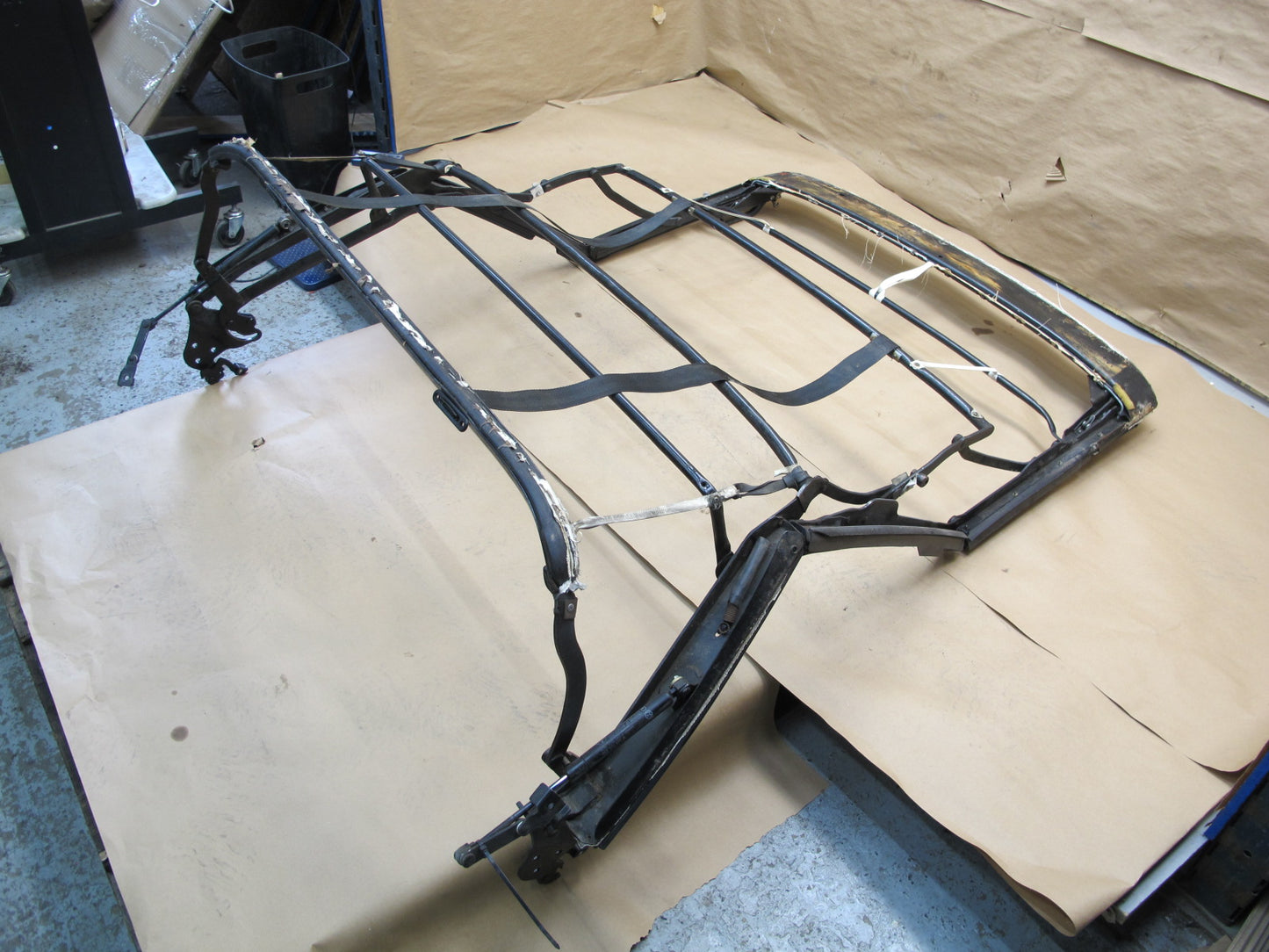 85-93 VW Golf MK1 Cabriolet Convertible TOP Roof Frame Panel OEM