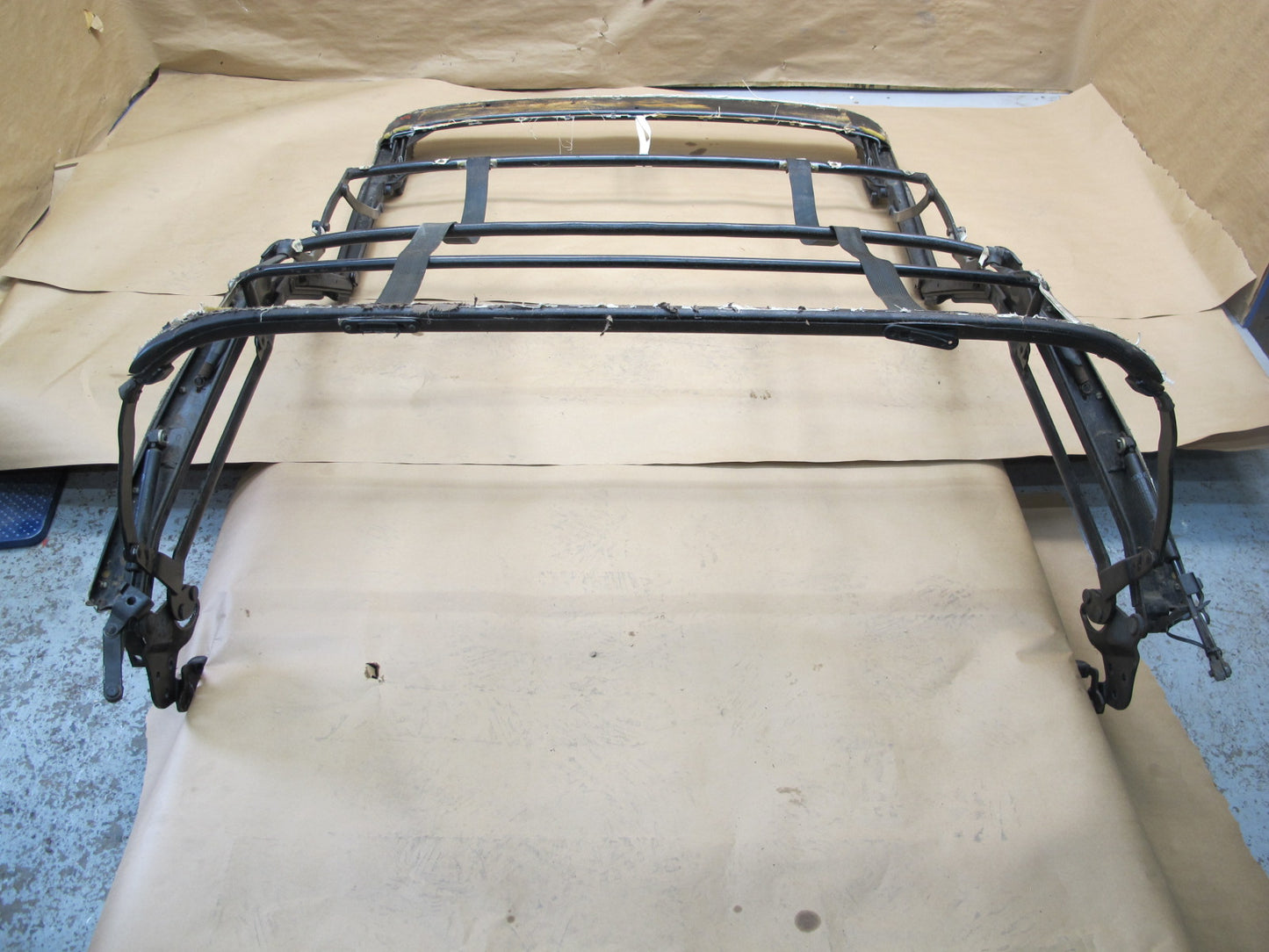 85-93 VW Golf MK1 Cabriolet Convertible TOP Roof Frame Panel OEM