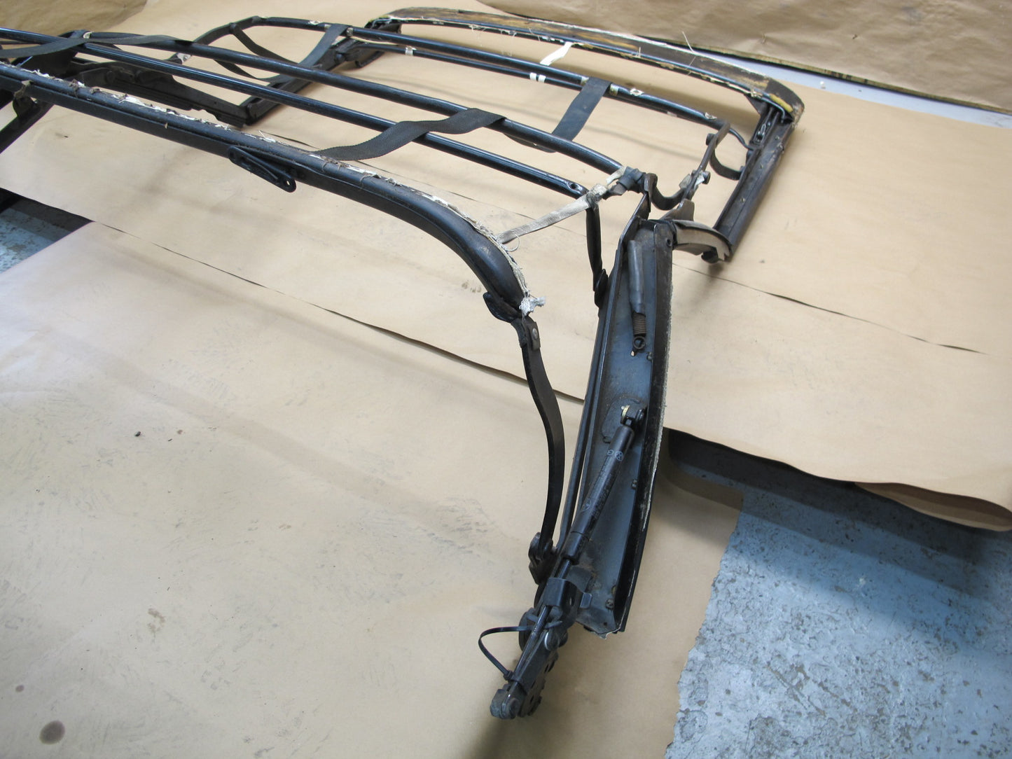 85-93 VW Golf MK1 Cabriolet Convertible TOP Roof Frame Panel OEM