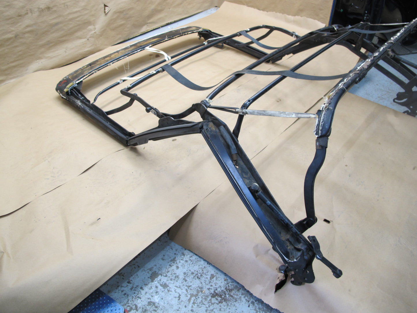 85-93 VW Golf MK1 Cabriolet Convertible TOP Roof Frame Panel OEM