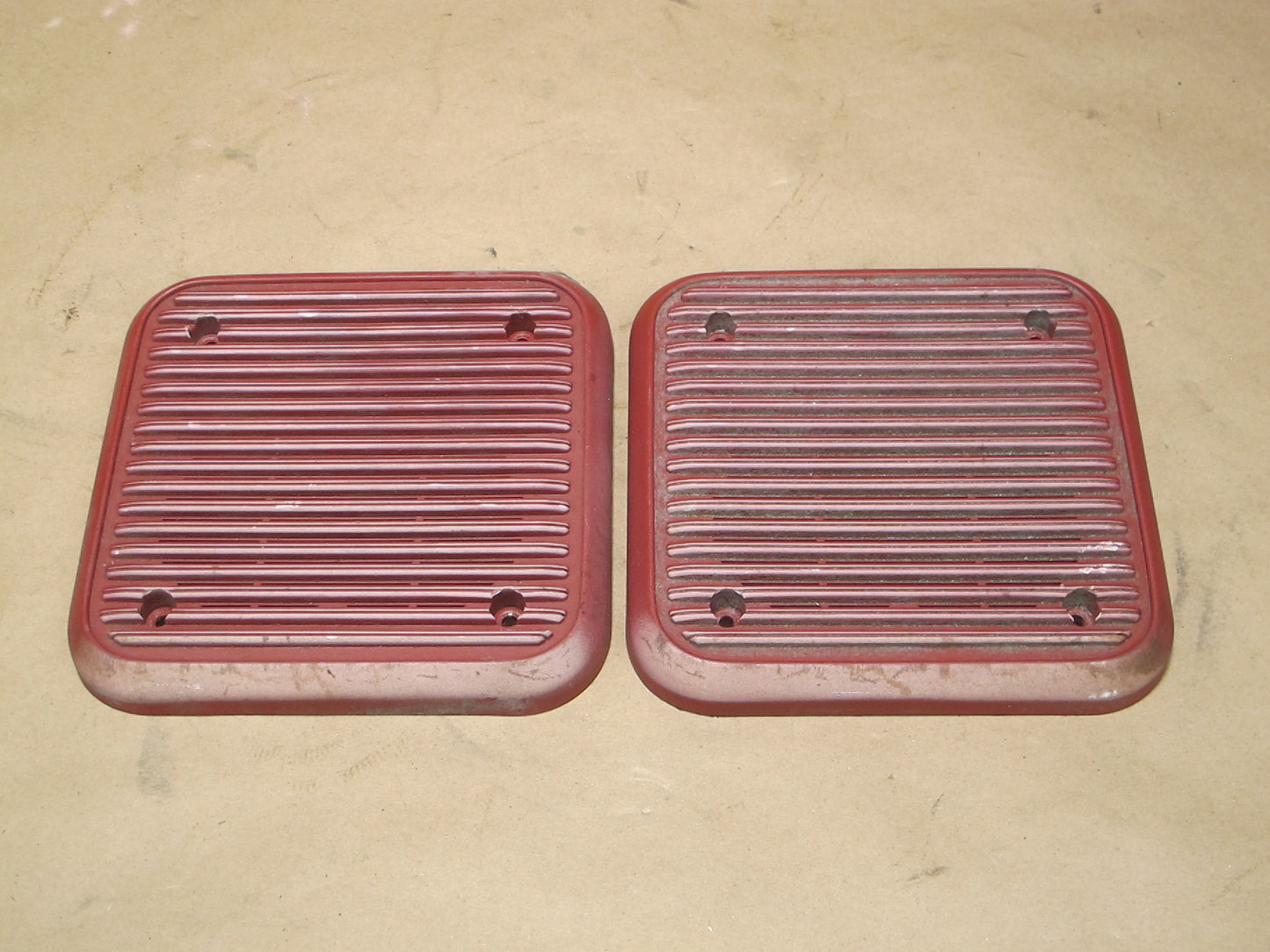 82-83 Datsun Nissan 280ZX S130 2+0 Rear Left Right Speaker Grille Trim Set OEM