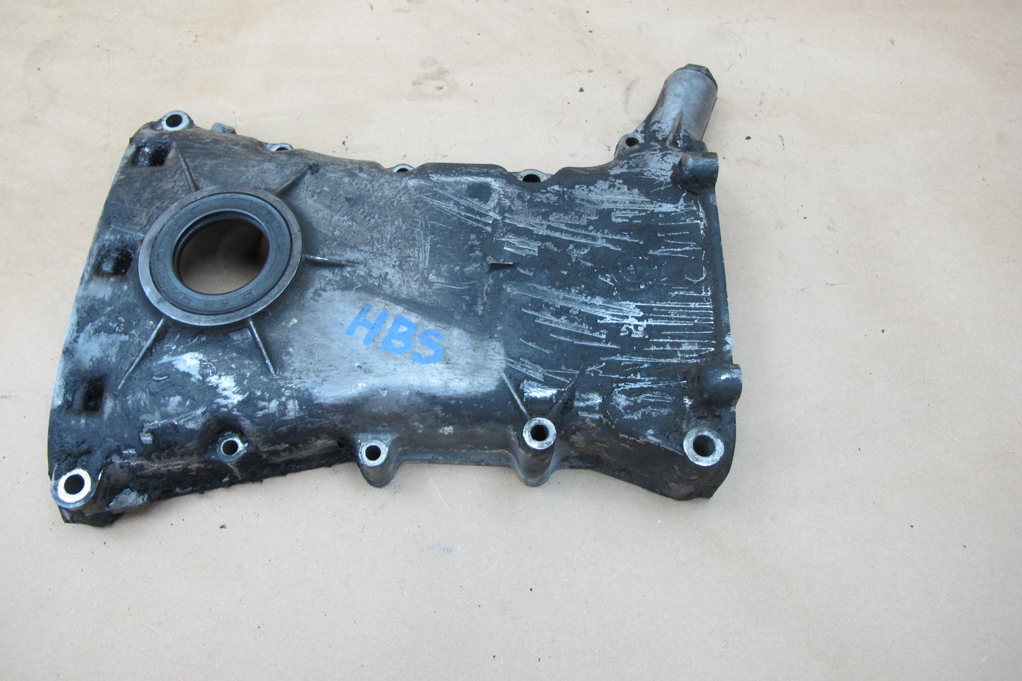 77-89 BMW E24 E23 E28 M30 Engine Front Lower Timing Chain Cover 12500289 OEM