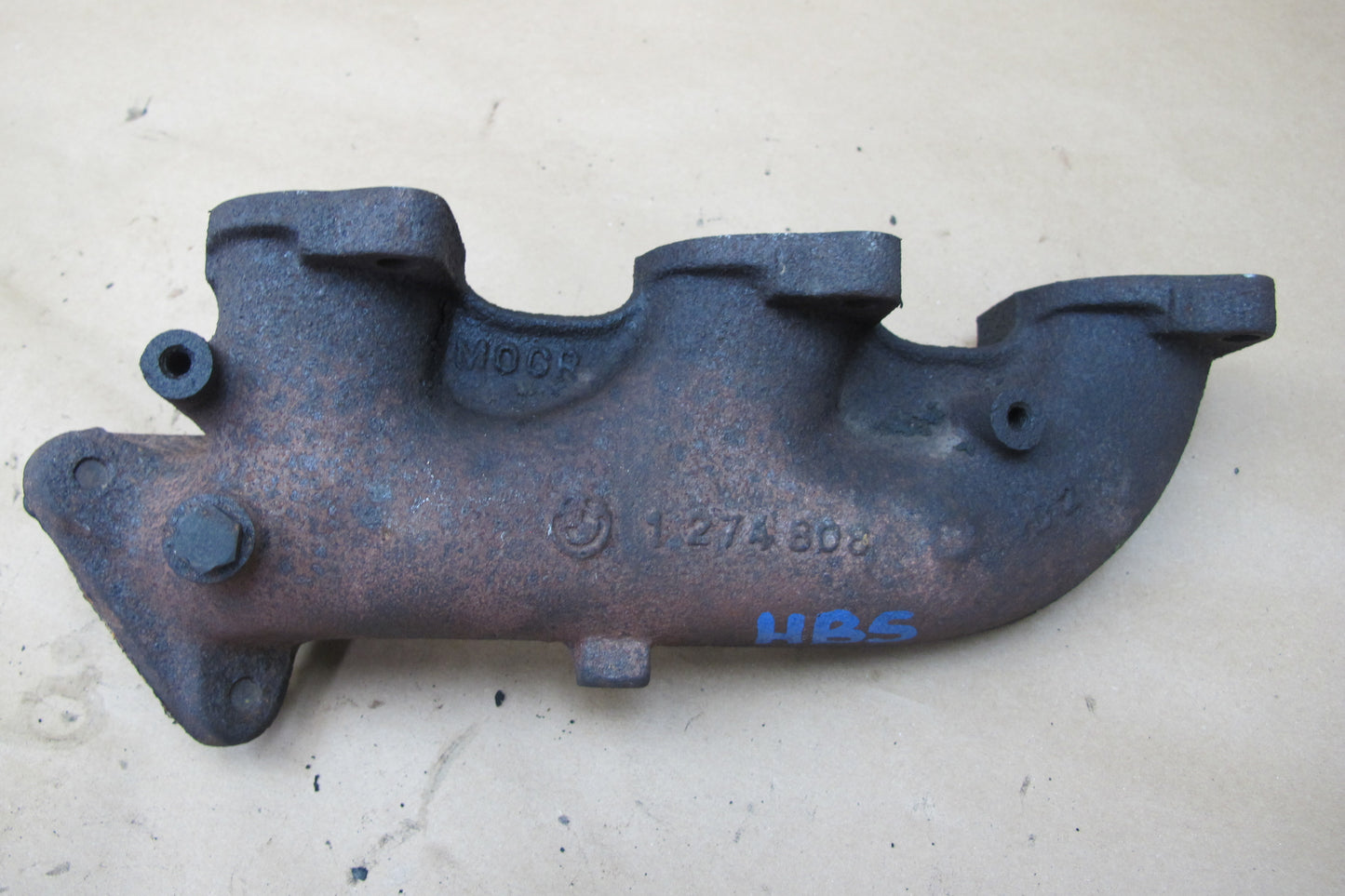 81-87 BMW E24 E23 E28 M30 Set of 2 Engine Exhaust Manifold 1274808 OEM