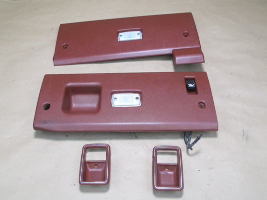 81-83 Datsun Nissan 280ZX Dash Left Right Knee Trim Cover Door Handle Trim Set