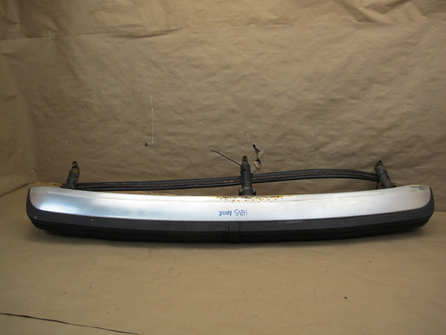 80-87 BMW E24 6-SERIES Rear Bumper Cover w Rubber Strip & Shock Absorber OEM