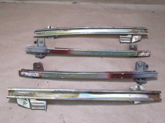 79-83 Datsun Nissan 280ZX S130 2+0 Set of 4 Left Right Window Track Guide OEM