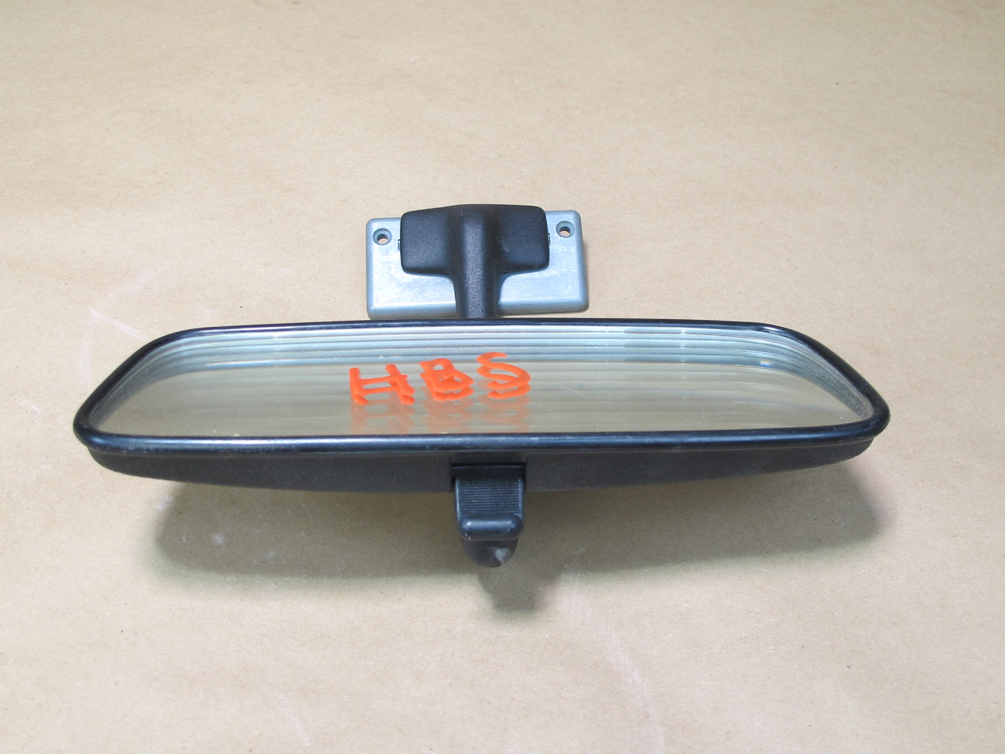 77-89 BMW E24 6-SERIES Interior Rear View Mirror Manual Dim w Base Plate OEM