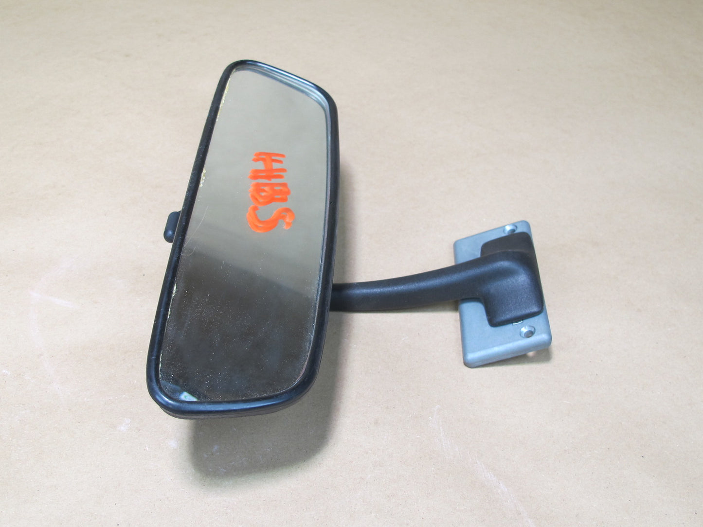 77-89 BMW E24 6-SERIES Interior Rear View Mirror Manual Dim w Base Plate OEM