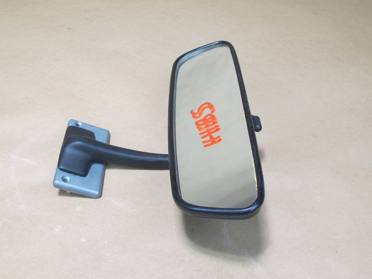 77-89 BMW E24 6-SERIES Interior Rear View Mirror Manual Dim w Base Plate OEM