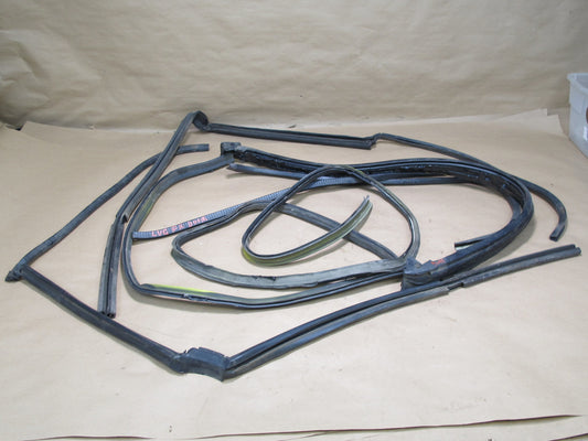 1988 VW MK1 Cabriolet Left & Right Door Header Upper Weatherstrip Seal Set OEM