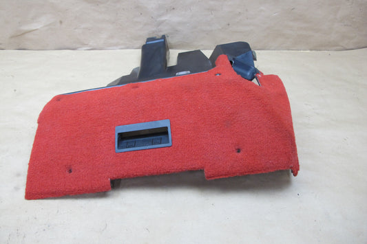 90-93 Chevrolet Corvette C4 AT Left Under Dash Trim Panel Carpet Cover RED OEM