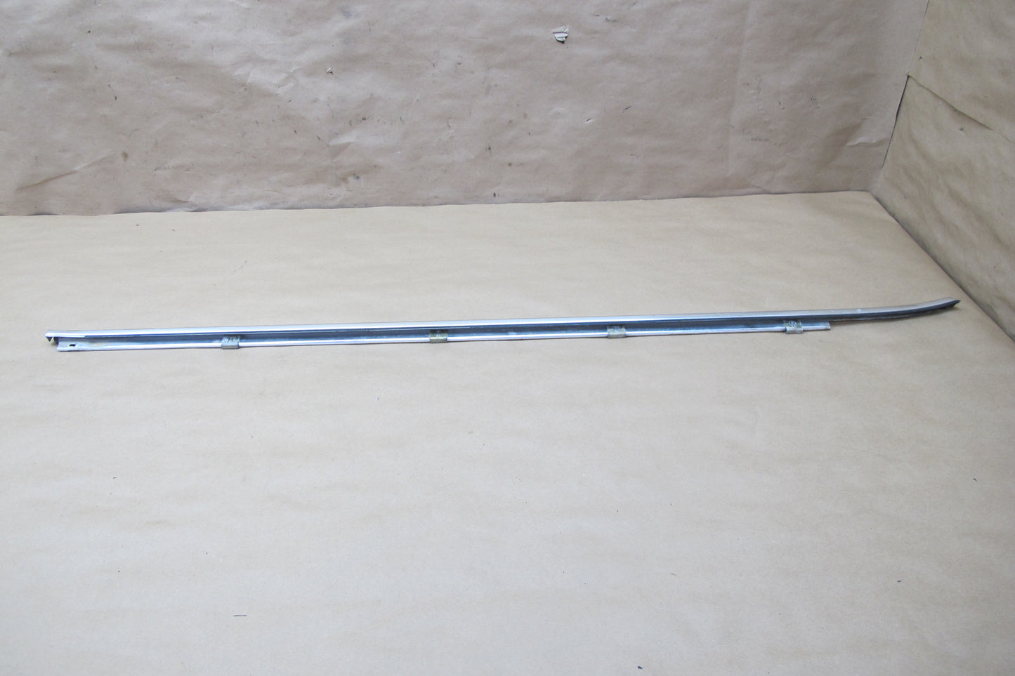 85-89 BMW E24 635 6-SERIES Exterior Window Chrome Trim Molding Panel Set OEM