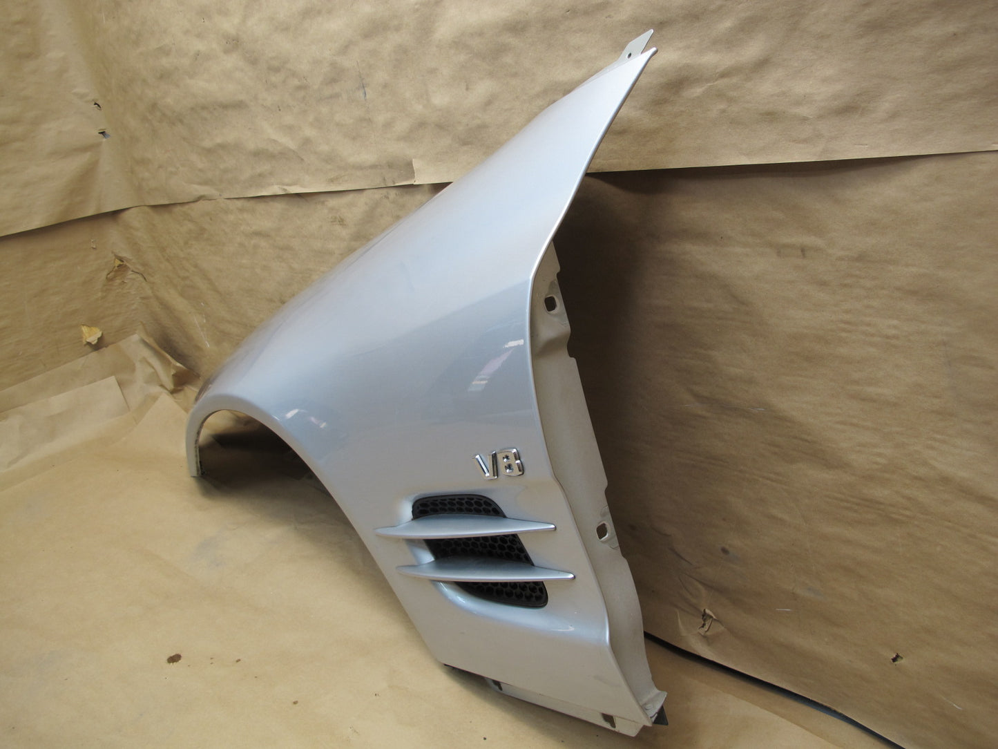 03-08 Mercedes R230 Sl-class Front Left Fender Shell Panel Cover Silver OEM