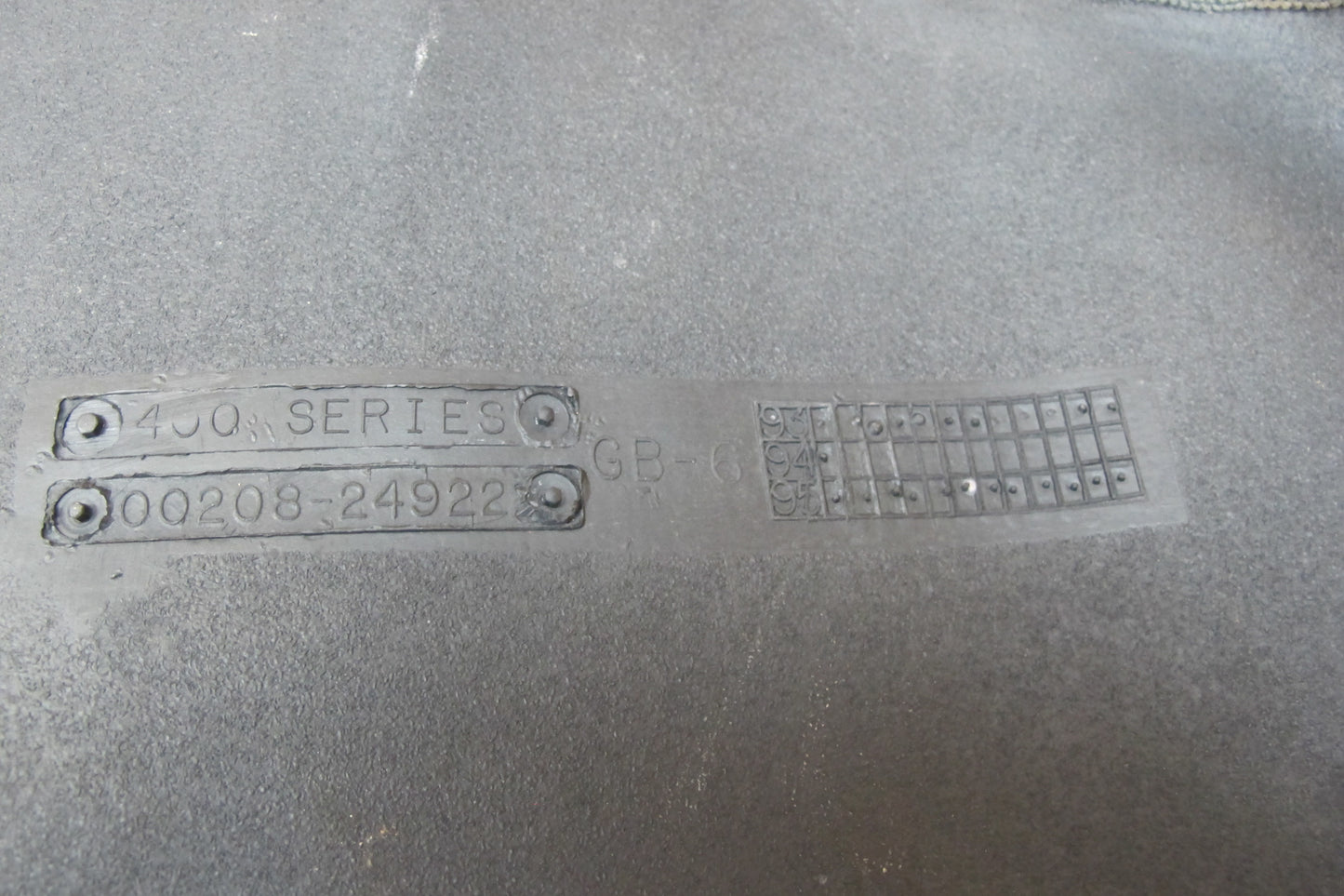 92-00 Lexus UZZ30 SC300 SC400 Rear Trunk Floor MAT Carpet Cover OEM