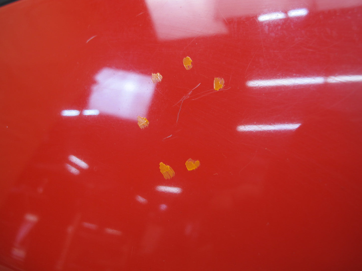 89-91 Mazda RX7 Convertible Left Driver Door Shell Panel RED OEM