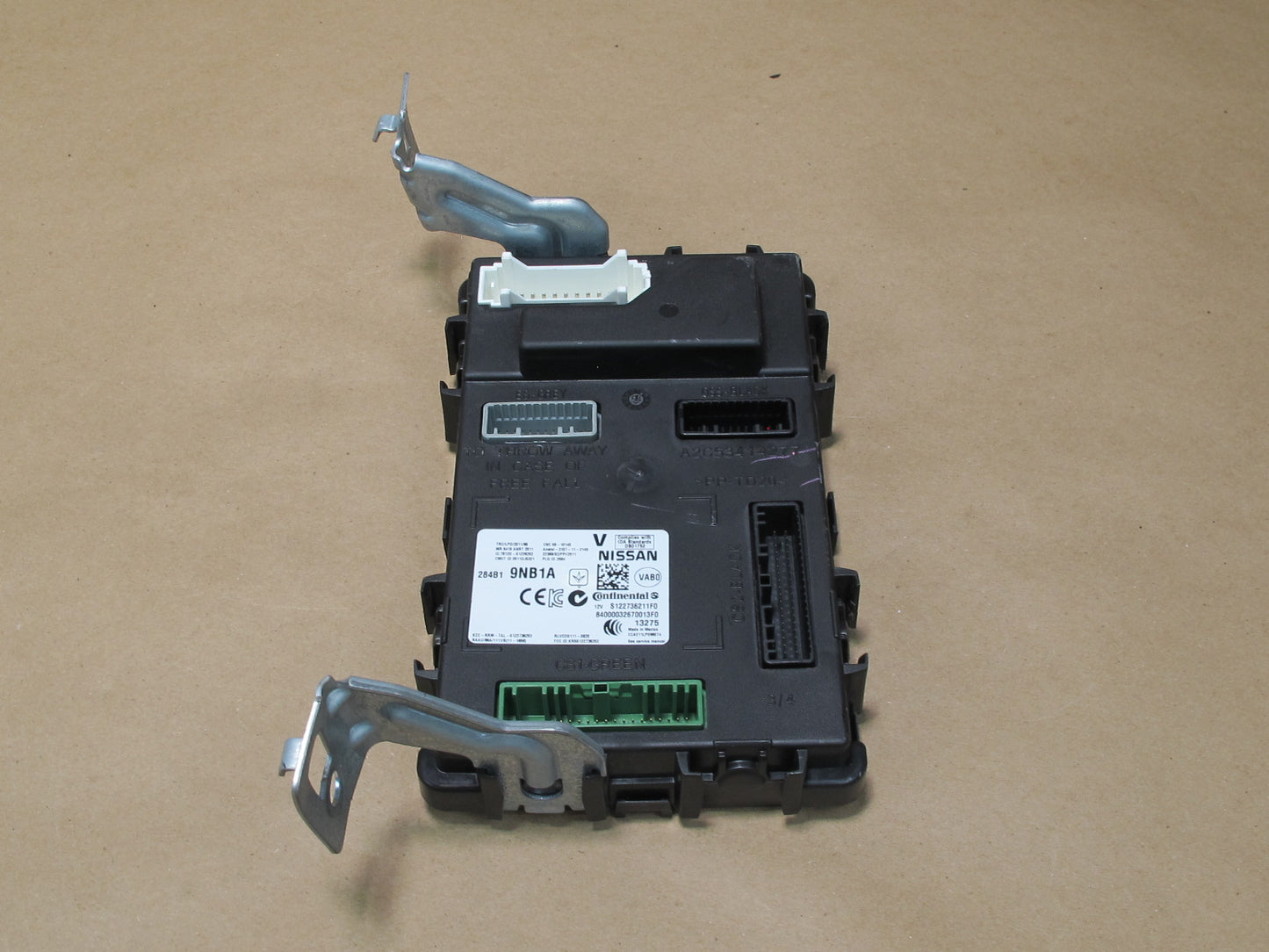 2014 Infiniti QX60 Body Control Module Unit BCM BCU 284B19NB1A