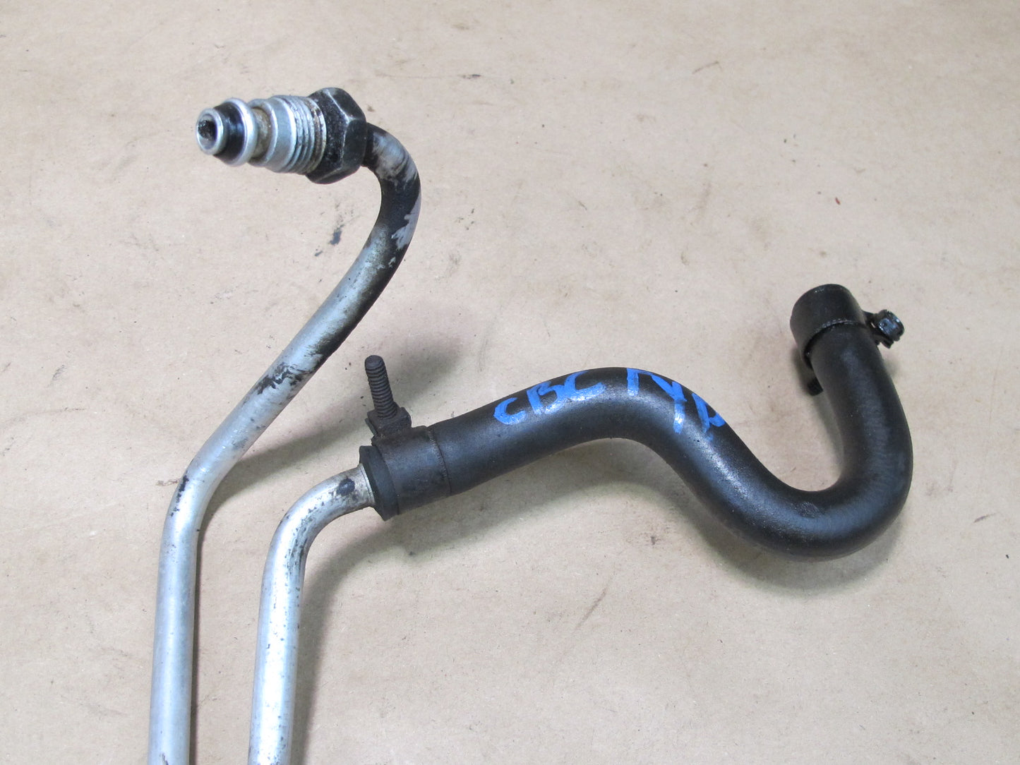 90-91 Chevrolet Corvette C4 Power Steering Return Hose Pipe Line OEM