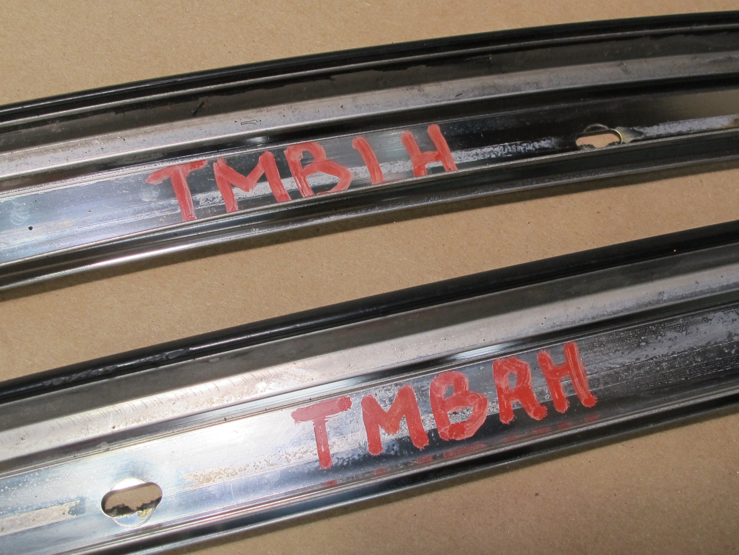 91-95 Toyota SW21L MR2 Left Right Door Weatherstrip T TOP Molding Trim Set OEM