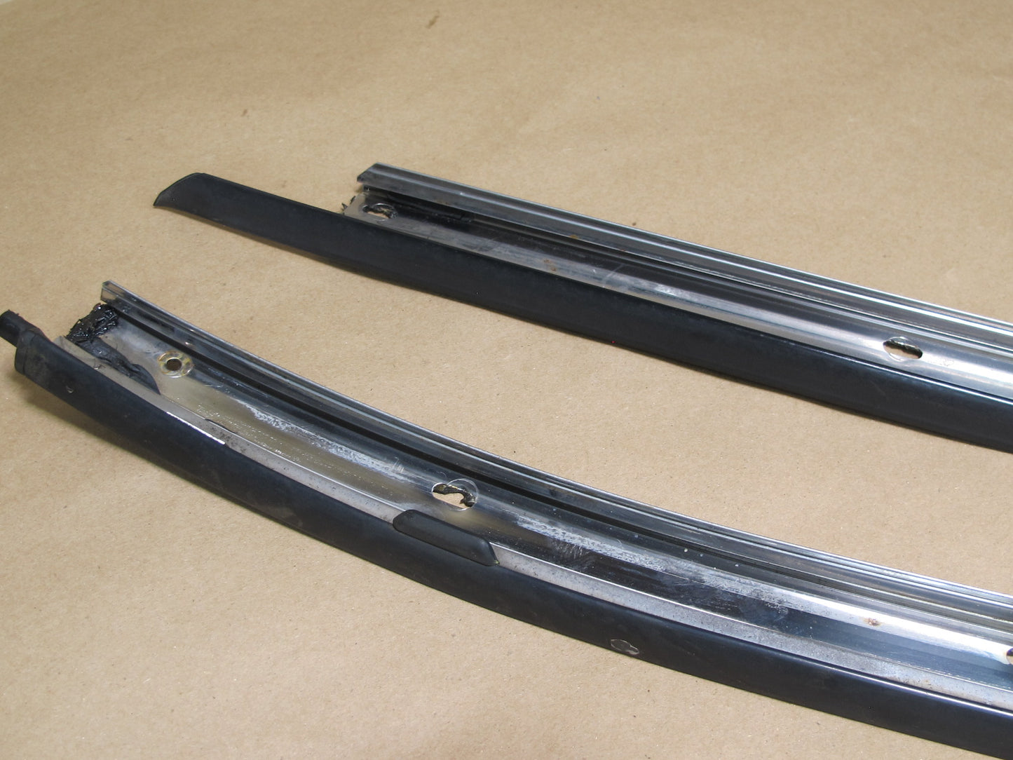 91-95 Toyota SW21L MR2 Left Right Door Weatherstrip T TOP Molding Trim Set OEM