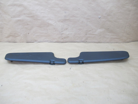 83-89 BMW E24 6-SERIES Set of 2 Front Left & Right Sun Visor w Mirror OEM