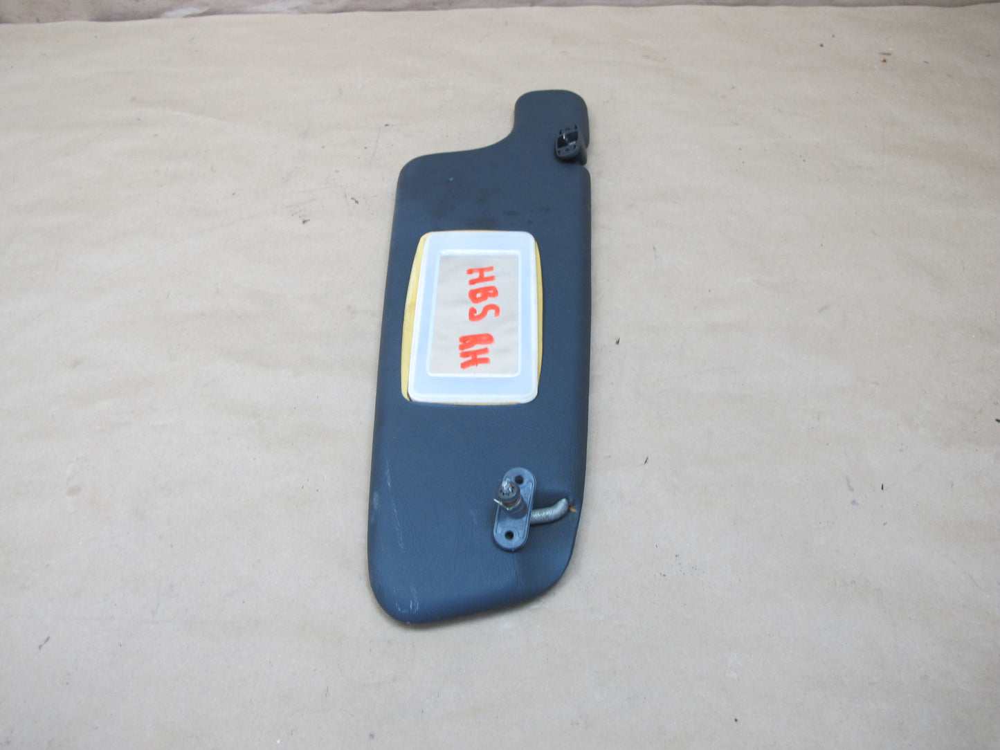 83-89 BMW E24 6-SERIES Set of 2 Front Left & Right Sun Visor w Mirror OEM