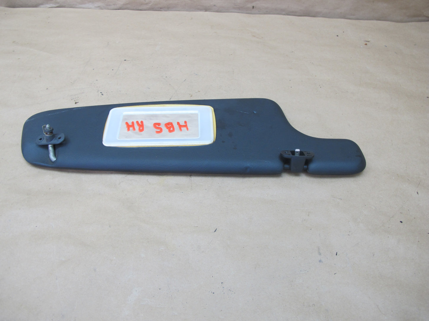 83-89 BMW E24 6-SERIES Set of 2 Front Left & Right Sun Visor w Mirror OEM
