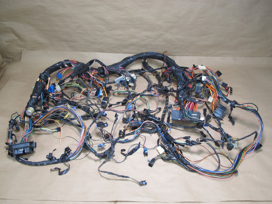 1990 Chevrolet Corvette C4 Body Wire Wiring Harness w Fuse Relay Boxes OEM