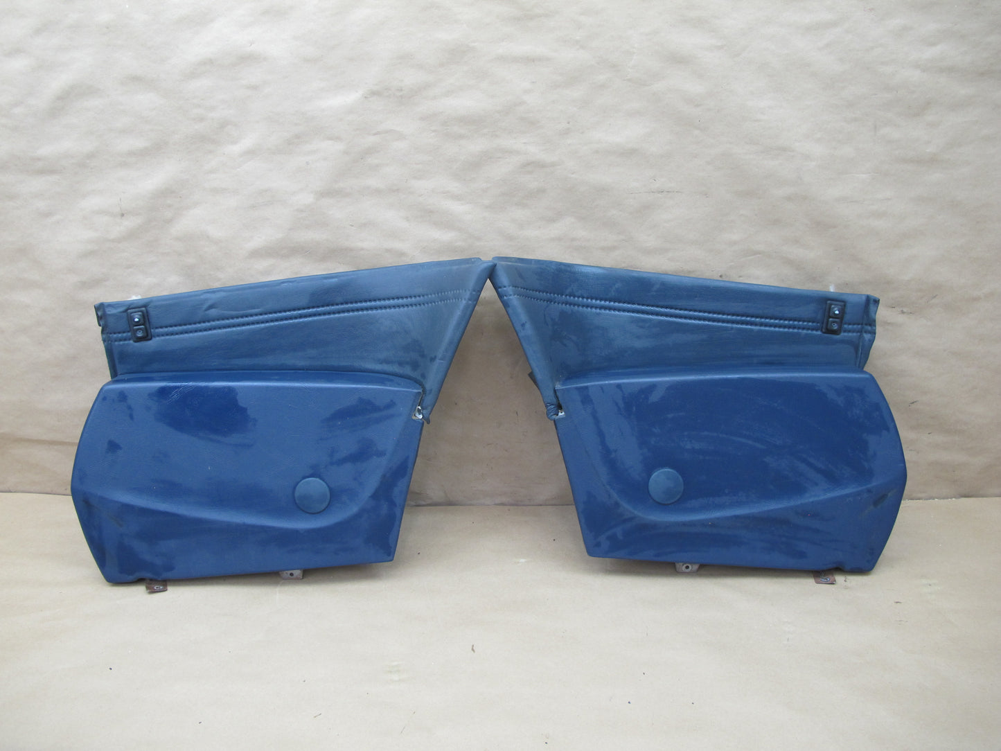 85-87 BMW E24 635CSI Set of 2 Rear Quarter Trim Cover Panel w Switches OEM