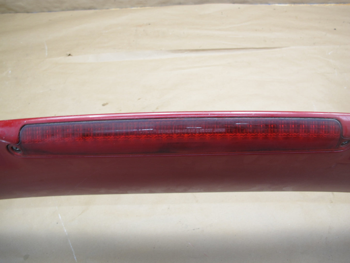 97-00 Lexus UZZ30 SC300 SC400 Rear Trunk Lid Spoiler w Third Brake Light OEM