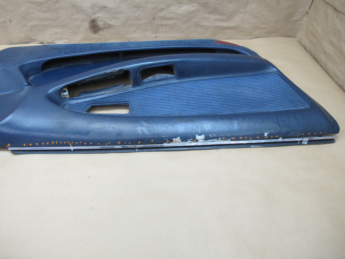 91-93 Toyota MR2 SW21L Set of 2 Right & Left Interior Door Panel Blue OEM