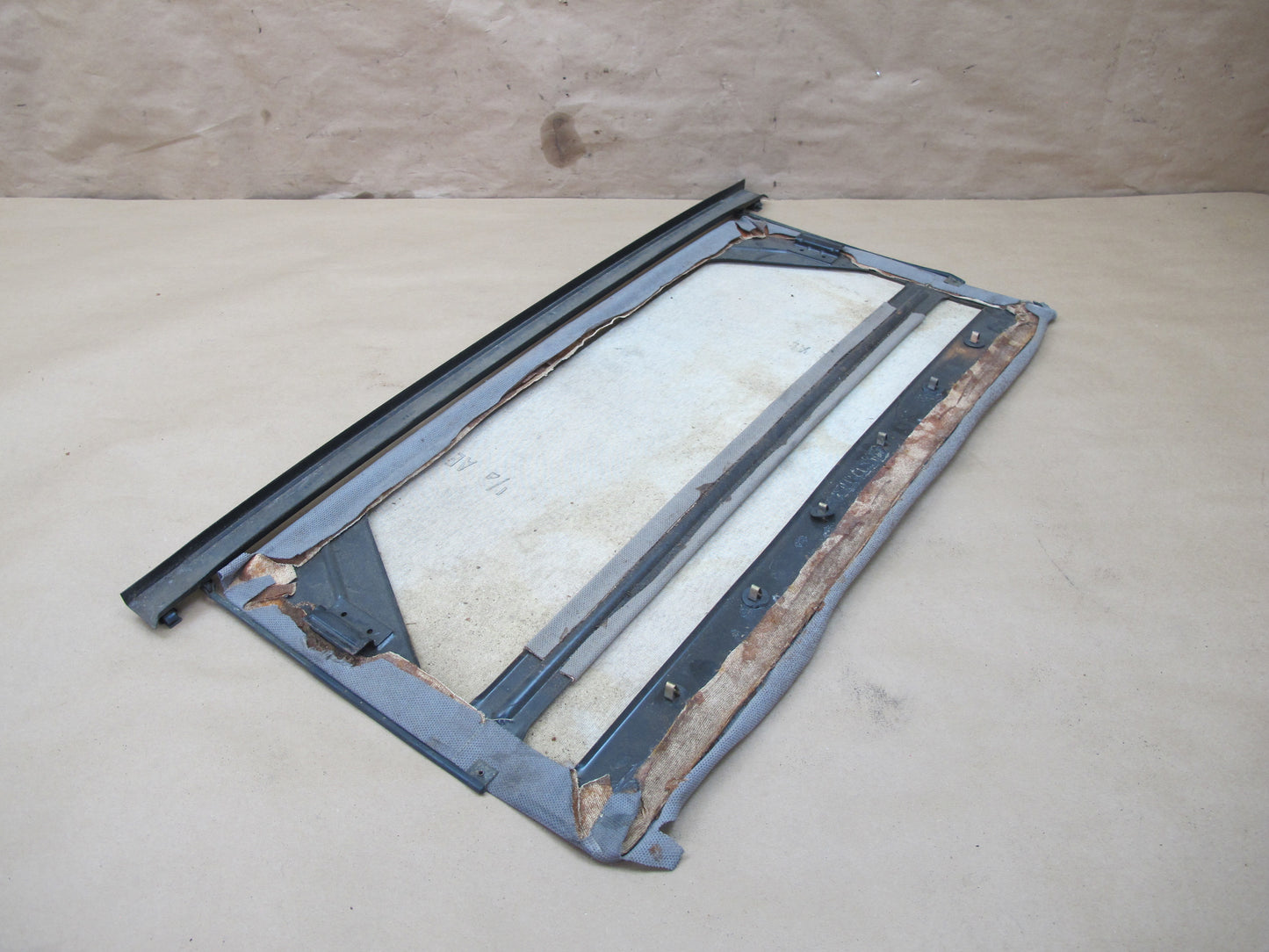 85-89 BMW E24 6-SERIES Sunroof Headliner Frame Trim Cover Panel Liner OEM