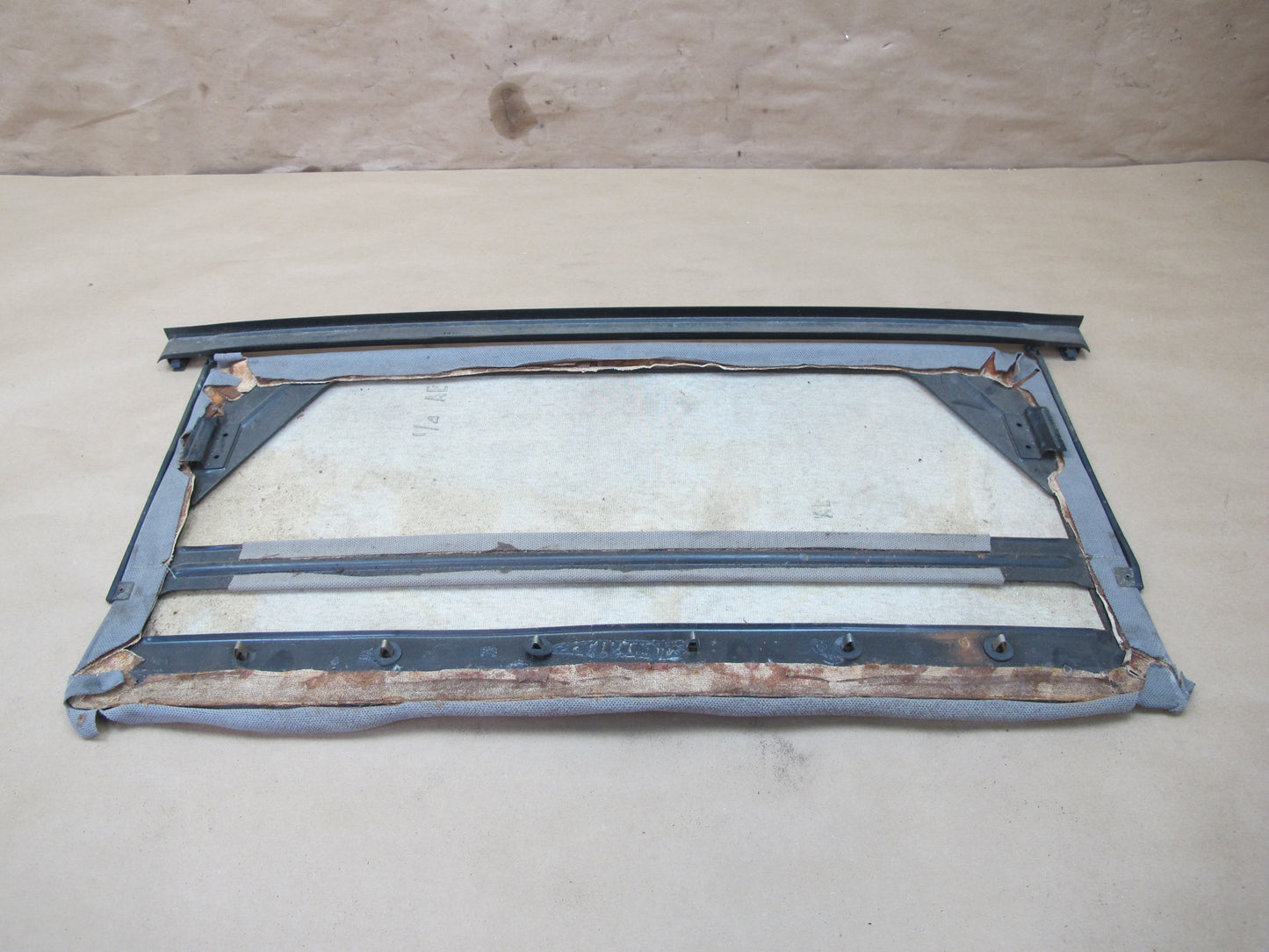 85-89 BMW E24 6-SERIES Sunroof Headliner Frame Trim Cover Panel Liner OEM