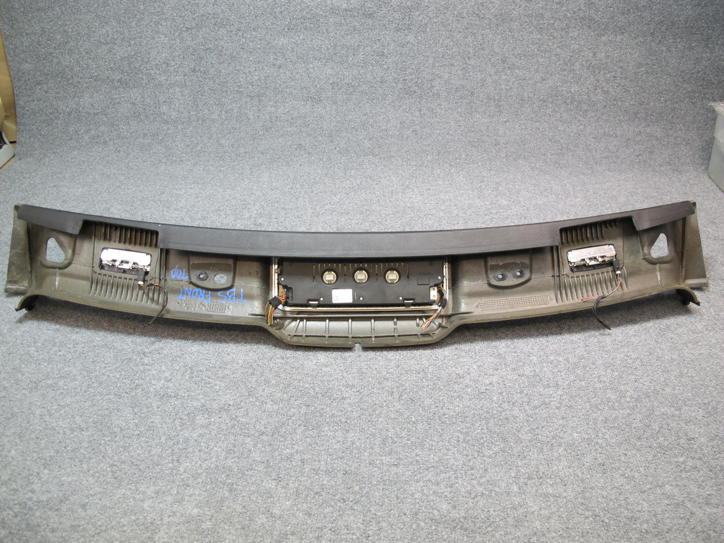 07-13 BMW E93 Convertible Front Upper Headliner Trim Cover Panel w Light OEM