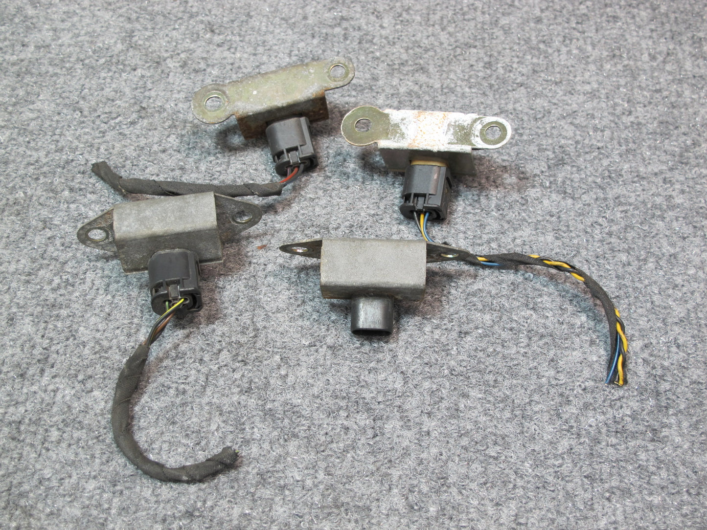 03-08 BMW E65 E66 7-SERIES Set of 4 YAW Turn Rate Acceleration Sensor OEM