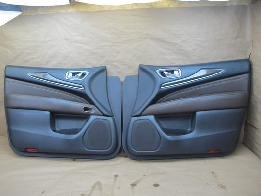 2013-2015 Infiniti JX35 QX60 Front Left & Right Door Trim Cover Panel Set of 2