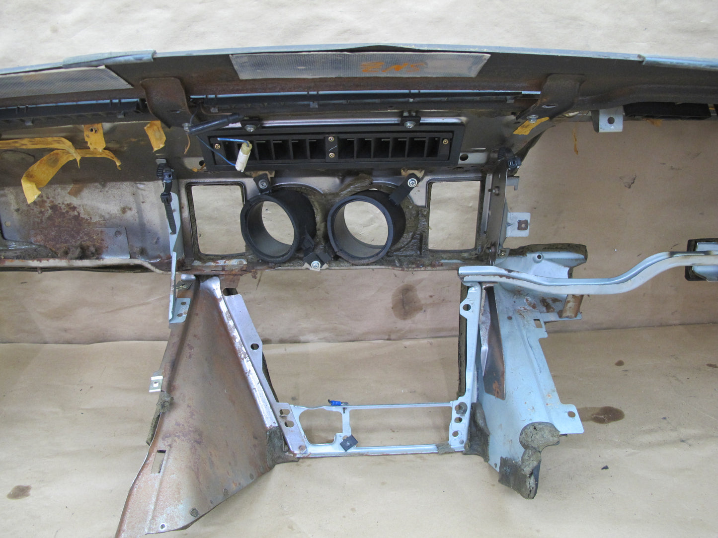 85-87 Nissan Z31 300ZX NA Dashboard Dash Instrument Trim Panel Cover Black OEM