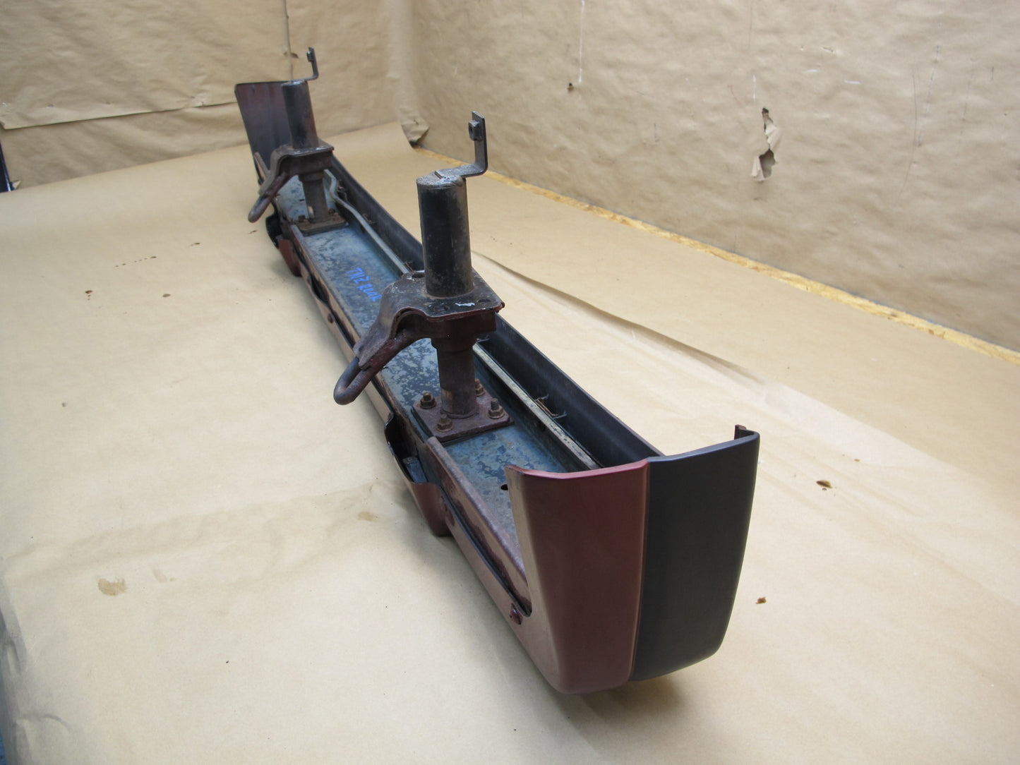 82-83 Datsun Nissan 280ZX S130 Rear Bumper Cover w Impact Shock Absorber OEM