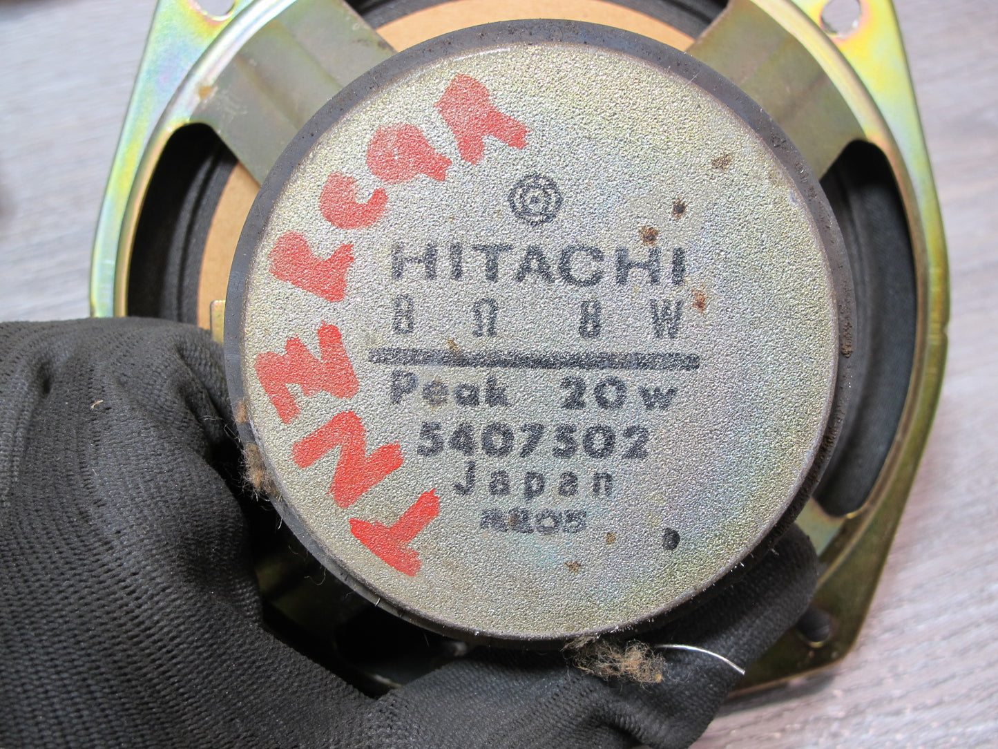 82-83 Datsun Nissan 280ZX S130 2+0 Set of 4 Front & Rear Hitachi Speaker OEM