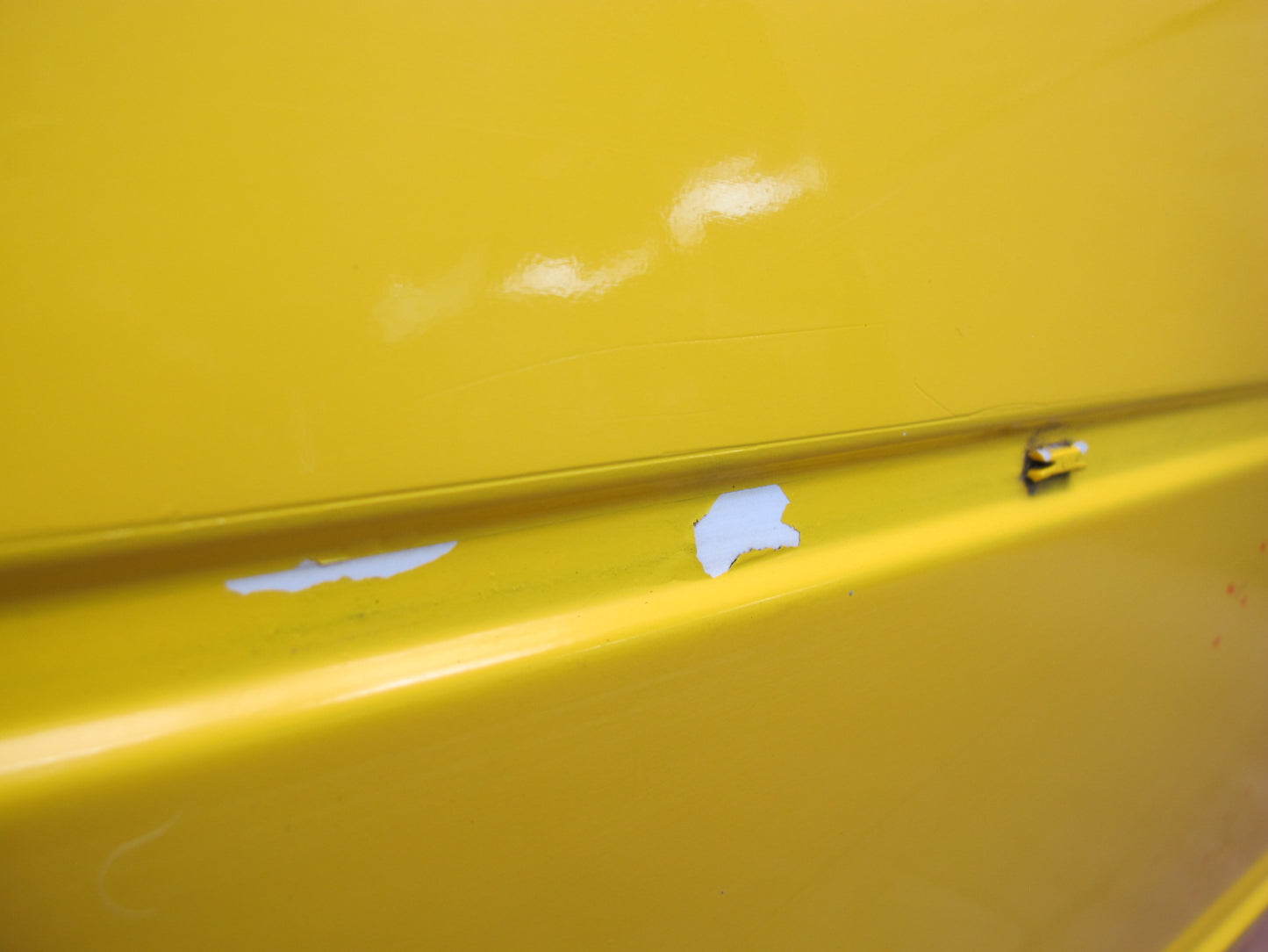 85-93 VW Golf MK1 Cabriolet Left Driver Door Shell Panel Yellow OEM